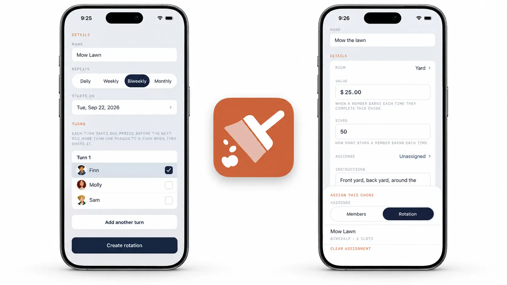 Rotation Groups: Share the Chores That Keep Coming Back