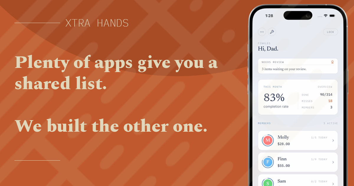 What Xtra Hands does that other chore apps don't
