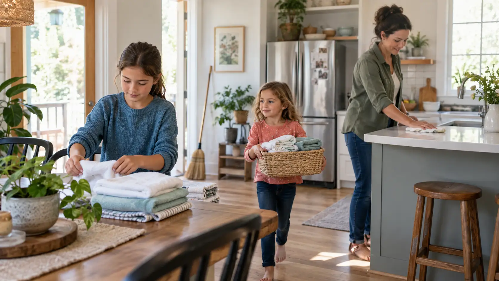 Household Chores List: Daily, Weekly, and Monthly