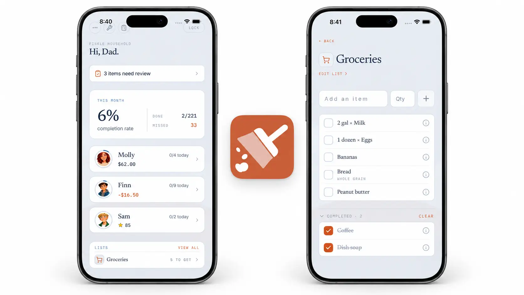 Shared Household Lists: Keep Everyone in the Loop